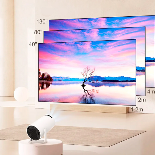 CINEULTRA 4K PROIETTORE CINEMATOGRAFICO PORTATILE - PROIEZIONE CINEMATOGRAFICA + REGALO A SORPRESA